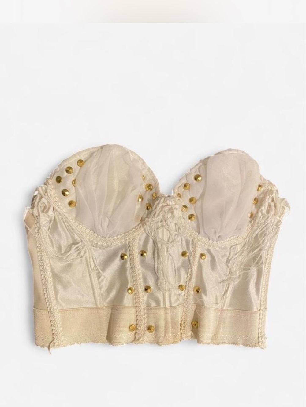 Cream Lace Bustier